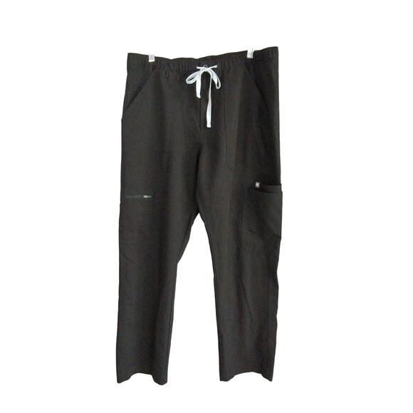 Figs Other - Figs Technical Collection Scrub Pants Mens L Short‎ Black Straight